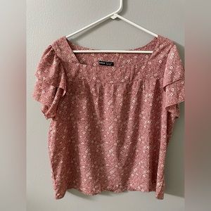NWOT floral top